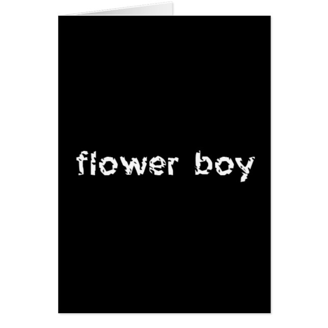 Flower Boy Cards (Front)
