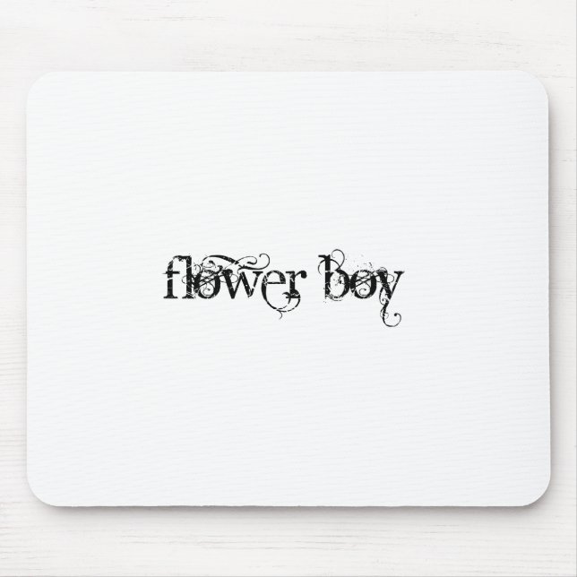 Flower Boy Mouse Pad (Front)