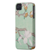 Flower Branches Iphone 4 Cover (Back Left)