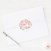 Flower Bridal Shower Sticker (Envelope)