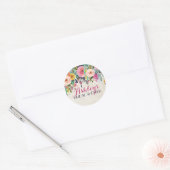 Flower Bridal Shower Sticker (Envelope)