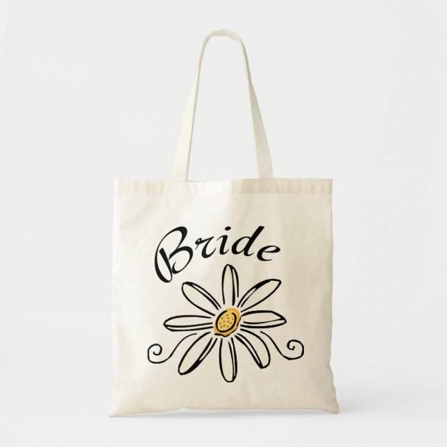 Flower Bride Tote Bag (Front)