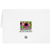 Flower bud Blank Inside Cards (Back Horizontal)
