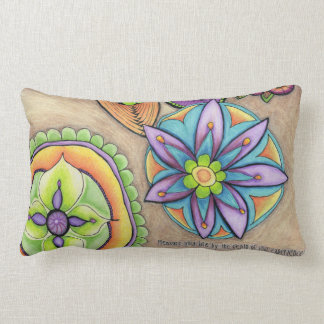 Flower Burst Lumbar Pillow