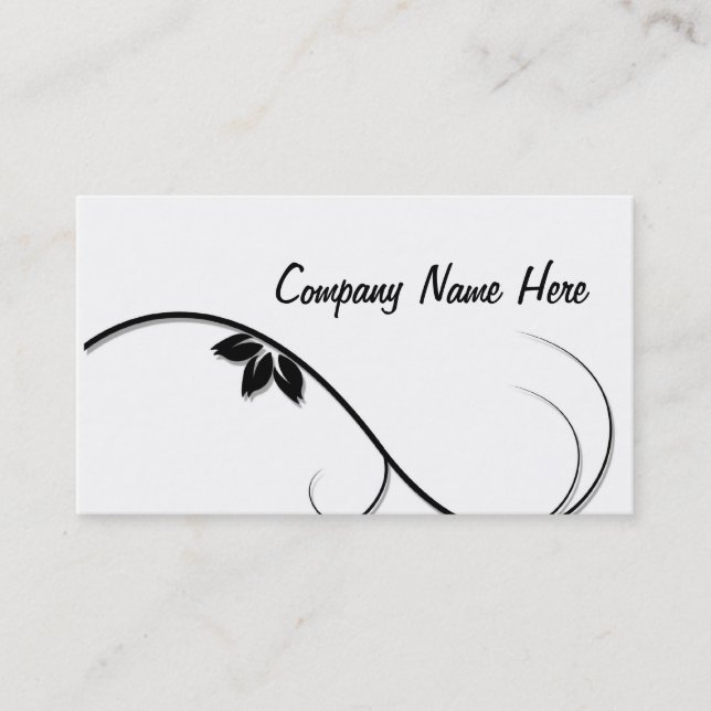 flower business card (Front)