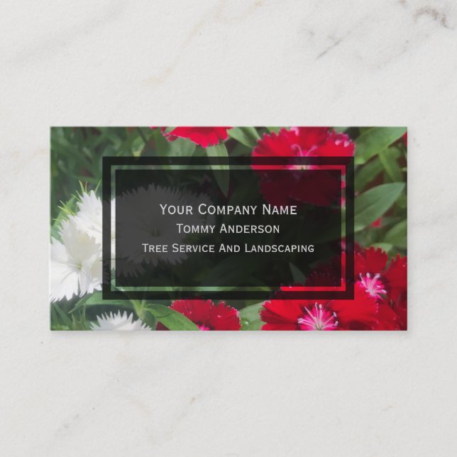 Flower Business Cards (Front)