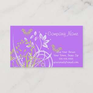 Flower Butter Customized Business Cards