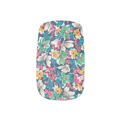 Flower Butterfly Minx Nail Wraps