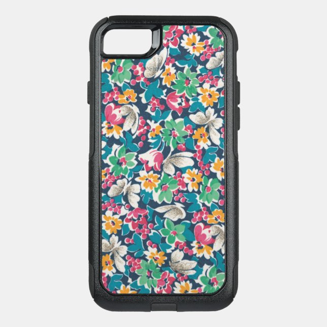 Flower Butterfly Otterbox iPhone Case (Back)