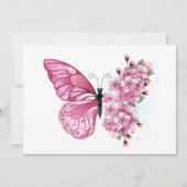 Flower Butterfly with Pink Sakura (Front)
