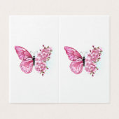 Flower Butterfly with Pink Sakura (Outside Unfolded)