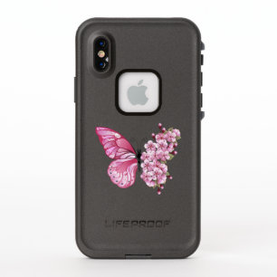 Flower Butterfly with Pink Sakura