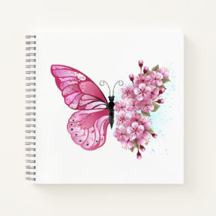 Cherry Blossoms Mount Fuji Japan Sketchbook Notebook