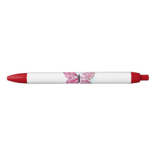 Flower Butterfly with Pink Sakura Pen