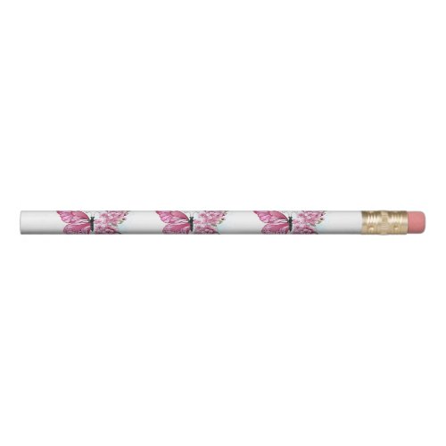 Flower Butterfly with Pink Sakura Pencil