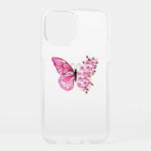 Flower Butterfly with Pink Sakura Speck iPhone 12 Case