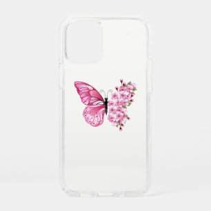 Flower Butterfly with Pink Sakura Speck iPhone 12 Mini Case