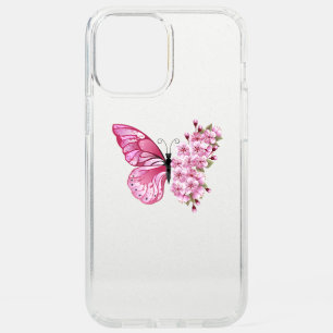Flower Butterfly with Pink Sakura Speck iPhone 12 Pro Max Case