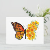 Flower Butterfly with Yellow California Poppy (Standing Front)