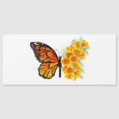 Flower Butterfly with Yellow California Poppy (Front)