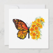 Flower Butterfly with Yellow California Poppy (Front)