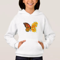Flower Butterfly with Yellow California Poppy