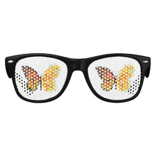 Flower Butterfly with Yellow California Poppy Kids Sunglasses