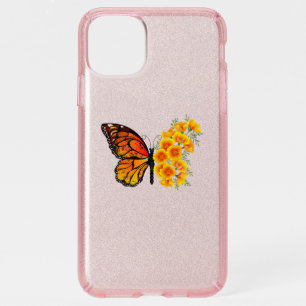 Flower Butterfly with Yellow California Poppy Speck iPhone 11 Pro Max Case