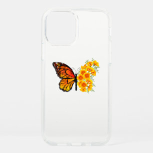 Flower Butterfly with Yellow California Poppy Speck iPhone 12 Case