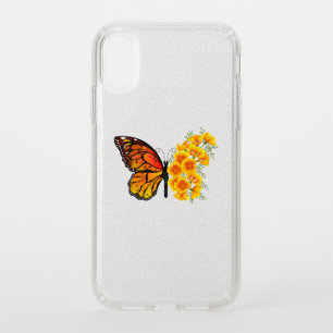 Flower Butterfly with Yellow California Poppy Speck iPhone XR Case
