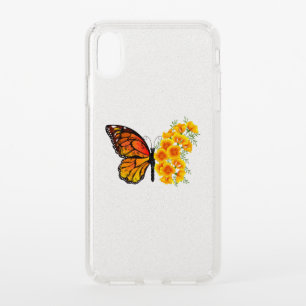 Flower Butterfly with Yellow California Poppy Speck iPhone XS Max Case