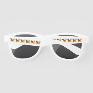 Flower Butterfly with Yellow California Poppy Sunglasses