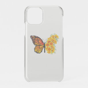 Flower Butterfly with Yellow California Poppy iPhone 11 Pro Case