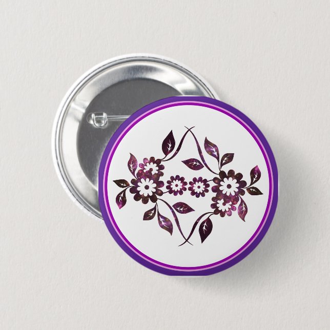 Flower Button (Front & Back)