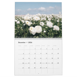 Flower Calendar 2026