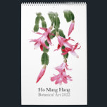 Flower calendar by Ho Mang Hang 2022<br><div class="desc">Calendar of botanical watercolors by Ho Mang Hang.</div>