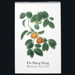 Flower calendar by Ho Mang Hang 2022<br><div class="desc">Water color of flowers by Ho Mang Hang.</div>