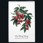 Flower calendar by Ho Mang Hang 2023<br><div class="desc">Calendar of botanical watercolors by Ho Mang Hang.</div>