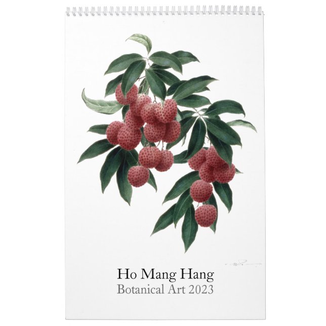Flower calendar by Ho Mang Hang 2023 (Cover)