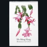 Flower calendar by Ho Mang Hang 2023<br><div class="desc">Calendar of botanical watercolors by Ho Mang Hang.</div>