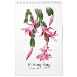Flower calendar by Ho Mang Hang 2023