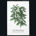 Flower calendar by Ho Mang Hang 2023<br><div class="desc">Watercolor paintings of flowers by Ho Mang Hang.</div>