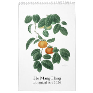 Flower calendar by Ho Mang Hang 2026