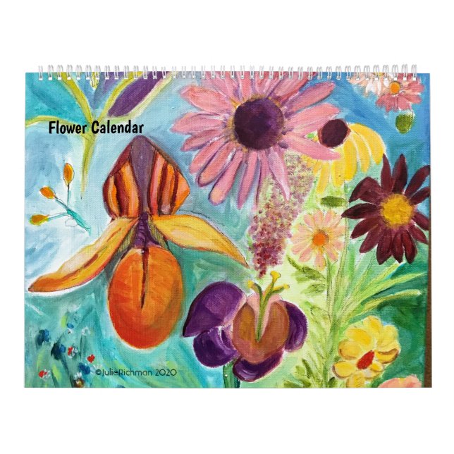 Flower Calendar of Original Drawings (Cover)