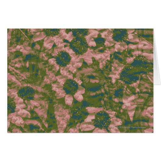 Flower camouflage pattern cards (Front Horizontal)