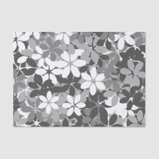 Flower camouflage tissue paper
