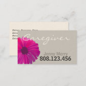 Flower Caregiver Business Card template (Front/Back)