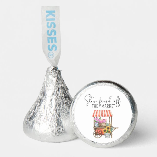 Flower Cart Bridal Shower  Hershey®'s Kisses® (Front)