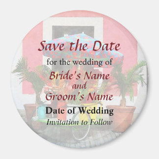 Flower Cart San Juan Save the Date Magnet