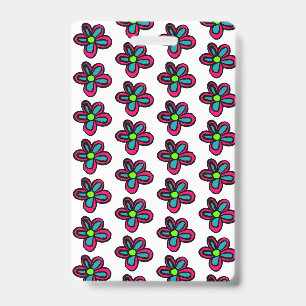 Flower Cartoon Statuette Badge
